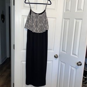 Black and white maxi